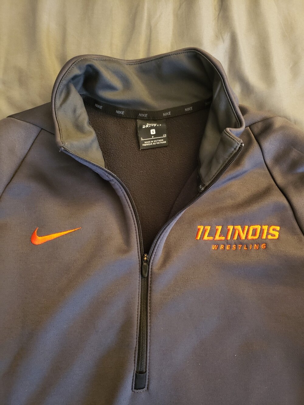 🤼‍♂️ Universiry Of Illinois Wrestling Quarter Zip 🤼‍♂️